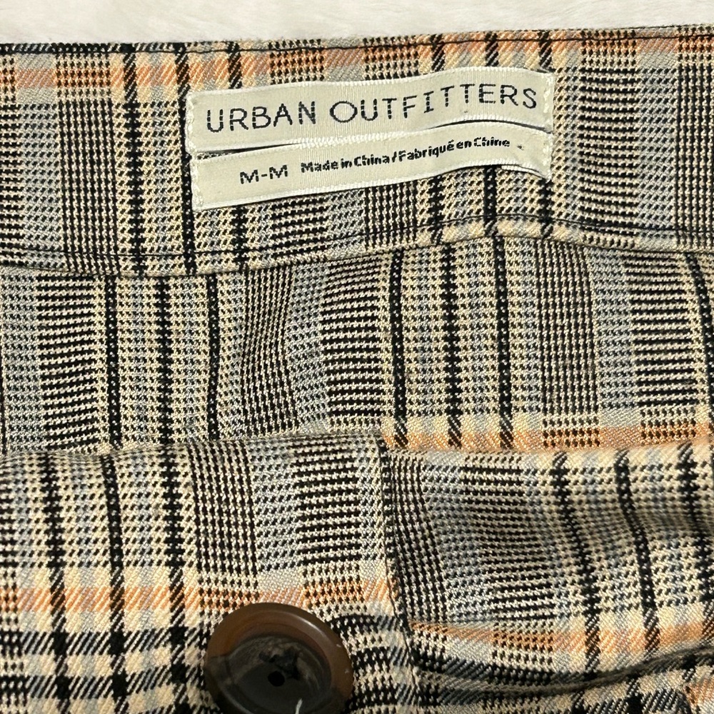 Urban Outfitters Plaid Button-Front Skirt - Picture 3 of 3